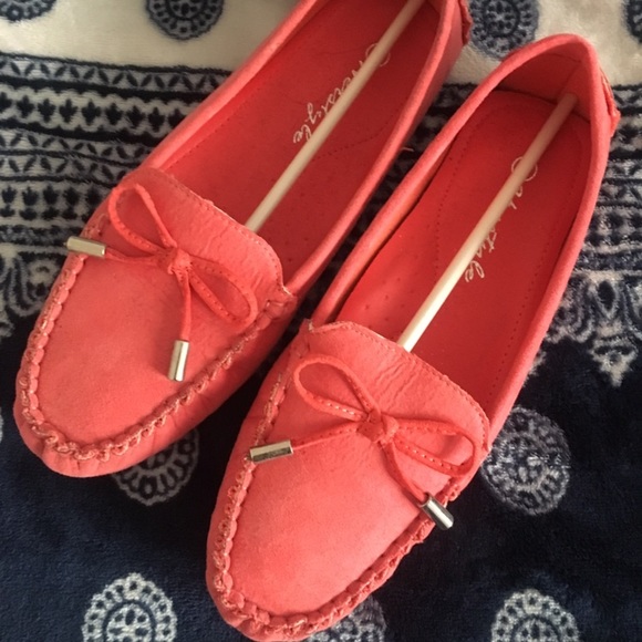 franco sarto silver flats